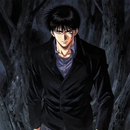 the one who lurks in the dark, by kentaro miura