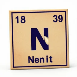 A new chemical element, electron microscope photography, extremely detailed