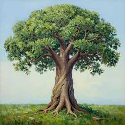 tree of life 8 k 3 d 8 k resolution detailed painting maximalist
