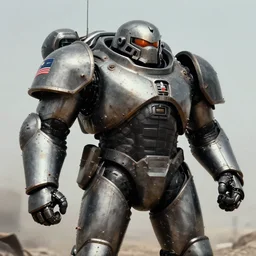 war photography usa nuclear fission powered t - 5 1 b power armor 1 9 5 0 s