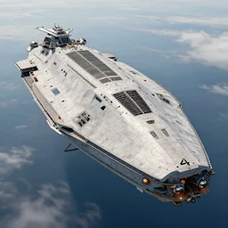 massive freight spaceship, hyper realistic, 4 k