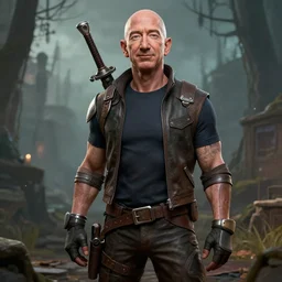 Jeff Bezos as a Dead By Daylight character