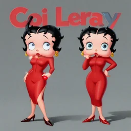 Albumart for Coi Leray x Betty Boop by Sachin Teng :4  stylish, asymmetrical, Matte Painting , Vector , geometric shapes, hard edges, graffiti, street art:2 Masterpiece, impressive detail, vibrant, by Sachin Teng:4