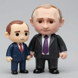 vladimir putin cosplay alexander lukashenko, stop motion vinyl action figure, plastic, toy, butcher billy style