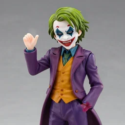 An anime Nendoroid of the Joker, figurine, detailed product photo