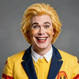 Ronald McDonald, corporate head shot.