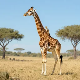 a cat giraffe, digital art, surreal