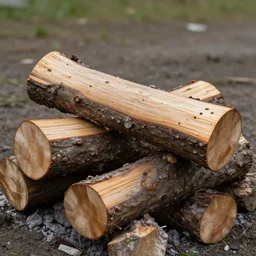 the logs burn slower here