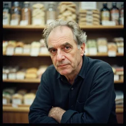 kodak portra 4 0 0, muted colours portrait of a deep insight in french bakery by saul leiter, insanely detailed, insanely intricate, depth of field
