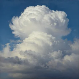 Trending on artstation, beautiful cumulonimbus cloud, detailed matte painting, oil on canvas