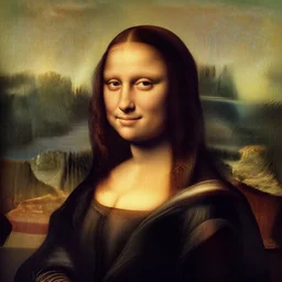 classic style portrait of a lady with a scarf, by leonardo da vinci