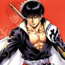 hajime no ippo drawn in berserk format, by kentaro miura