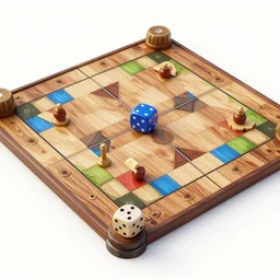 game board, fantasy, with dice