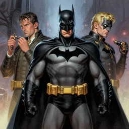 a detailed magical digital painting of batman, by james gurney, greg rutkowski, by craig mullins