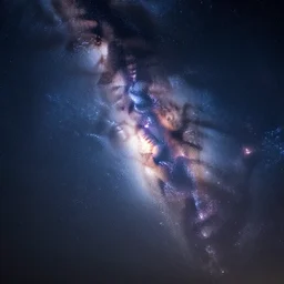 beautiful digital painting milky way galaksi with high detail, 8 k, stunning detail, photo by artgerm, greg rutkowski and alphonse mucha, unreal engine 5, 4 k uhd