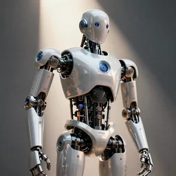 mechanical humanoid robot breakdown