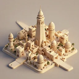 arabic city, isometric game, smooth 3 d illustration, cinematic matte painting, soft render, servando lupini, handpaint texture, blender, 3 dcoat, concept art by noah bradley, darek zabrocki, tyler edlin, jordan grimmer, neil blevins, james paick, natasha tan, highly detailed, ultra detailed, ultra realistic, trending on artstation
