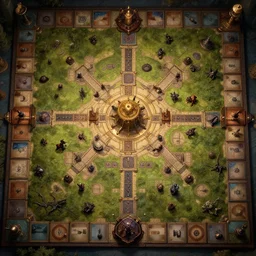 dungeon map board game, fantasy art, in the style of greg rutkowski, illustration, epic, fantasy, intricate, hyper detailed, artstation, concept art, smooth, sharp focus, ray tracing