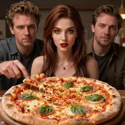 the goddess of pizza, by tom bagshaw and ilya kuvshinov, rtx rendering, octane render 1 2 8 k, maya, extreme high intricate details by wlop, digital art by ross tran, medium shot, close up shot, composition by sana takeda, dramatic lighting by greg rutkowski