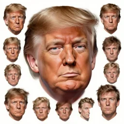 character concept art of donald trump as poseidon | cute - fine face, pretty face, realistic shaded perfect face, fine details by stanley artgerm lau, wlop, rossdraws, james jean, andrei riabovitchev, marc simonetti, and sakimichan, tranding on artstation