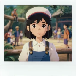 a 3 d film animation still polaroid portrait of a very confident 1 9 5 0's zoo keeper girl, finely detailed features, at a busy zoo, gapmoe yandere grimdark, trending on pixiv fanbox, painted by greg rutkowski makoto shinkai takashi takeuchi studio ghibli, akihiko yoshida, pixar 3 d still. renderman