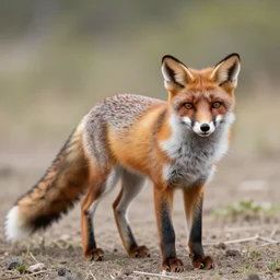 award winning photograph of a fox with eight legs