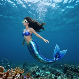 mermaid underwater