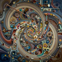an abstract, swirling, elaborate recursive large and decaying array of beauty, painted by ellen jewett as featured on conceptartworld 3 d, painted by laurie lipton as featured on conceptartworld 3 d, surreal ramifications, 8 k