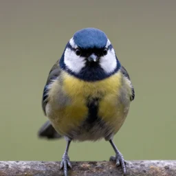 quizzical bird stares ponderously at camera
