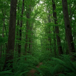 peaceful lushious forest