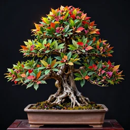 a bonsai, intricate, rim light, vibrant colors, extremly detailed digital painting, by tomasz alen kopera, james jean and fenghua zhong, highly detailed, art, cinematic lighting, very coherent, hyper realism, high detail, 8 k