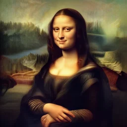 “willem dafoe as the Mona Lisa”