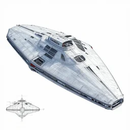 technical blueprint of a star wars star destroyer