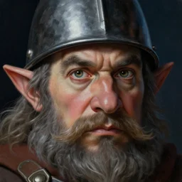 portrait of a dwarf soldier, extreme fine detail background, night, highly detailed, detailed eyes, high quality, digital painting, hyperrealistic, by gaston bussiere, j. c. leyendecker, craig mullins