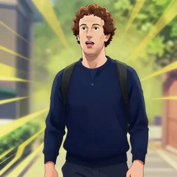 mark zuckerberg as a character in'my hero academia'