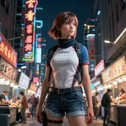 taipei ningxia night market in horizon : zero dawn