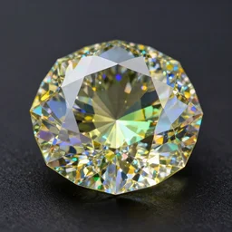 rainbow diamond in a dark room, light reflection, vivid colors, hd, 8 k, brilliantly detailed, crystal