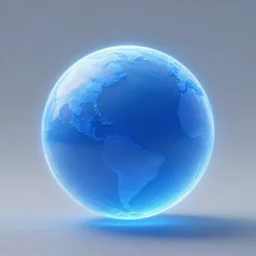 sphere of blue energy