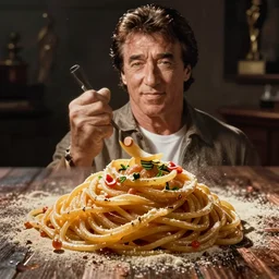 spaghetti - made sylvester stallone