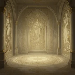 a normal room with a subtle optical illusion , deep focus, D&D, fantasy, intricate, elegant, highly detailed, digital painting, artstation, concept art, matte, sharp focus, illustration, hearthstone, art by Artgerm and Greg Rutkowski and Alphonse Mucha