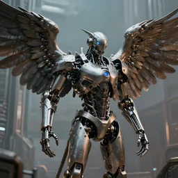 film still of a mechanical angel in a marvel movie, science fiction industrial hard science concept art, 8K render octane high definition cgsociety, photorealistic, unreal engine 5