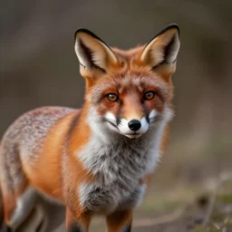 fox celebrating chrismtas