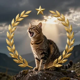 yelling cat, logo