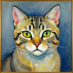 robert delaunay portrait cat beautiful