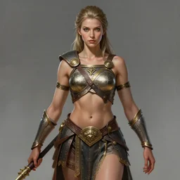 goddess of war, accurate anatomy, Michelle Lewin body,  only two hands, highly detailed, digital painting, artstation, concept art, smooth, sharp focus, illustration, Unreal Engine 5, 8K, art by artgerm and greg rutkowski and edgar maxence