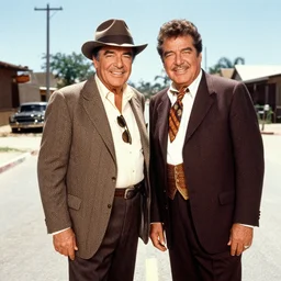 Dean Martin and Jerry Lewis in the style of Road to Eldorado