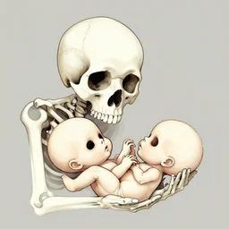illustration art of death and birth