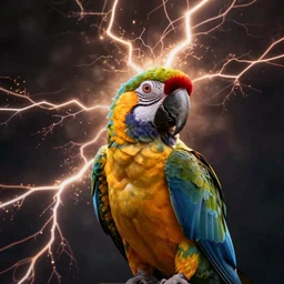a parrot who is the god of thunder