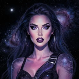 Galaxy woman by RossDraws H- 832