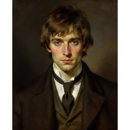 a portrait of kafka by wayne barlowe, by gustav moreau, by goward, by gaston bussiere, by roberto ferri, by santiago caruso, by luis ricardo falero, by austin osman spare, ( ( ( ( occult art ) ) ) ) saturno butto